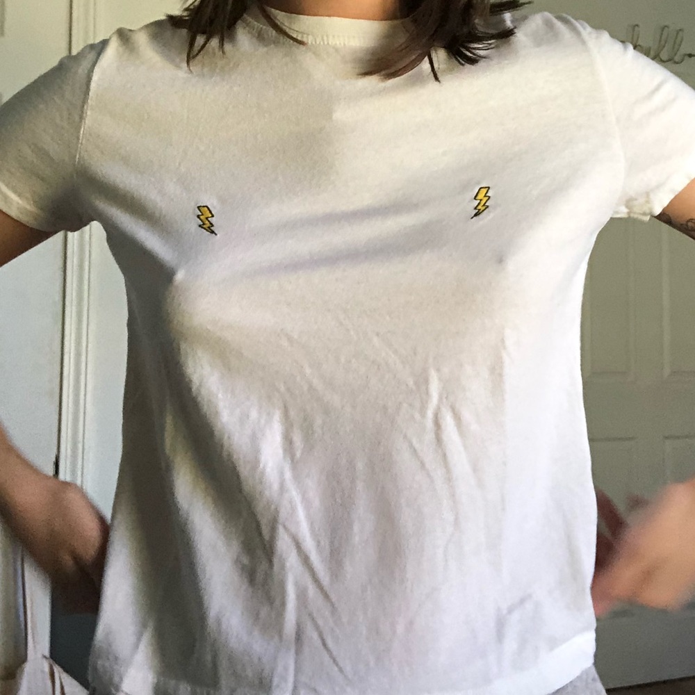 Lighting bolt, patch t-shirt. - Picture 2 of 4